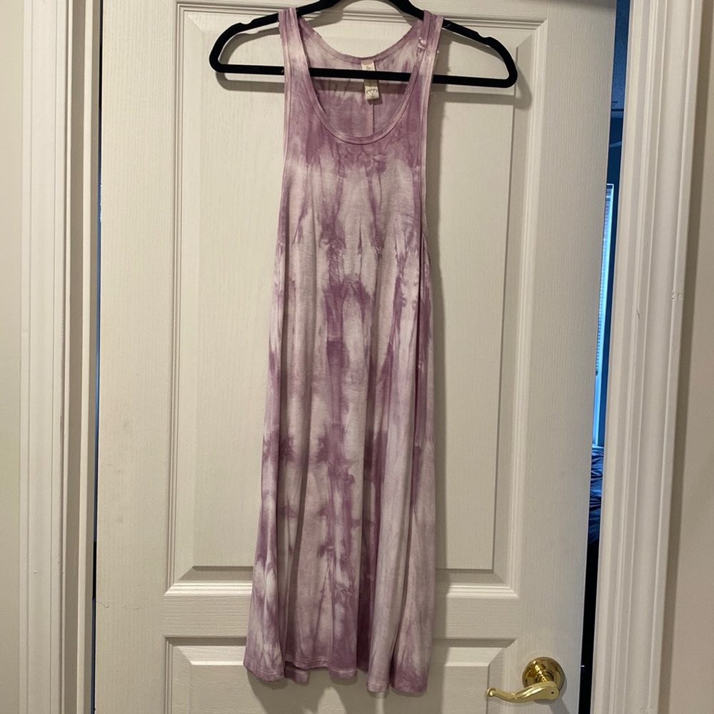 Altar’d State S Lilac/White Tie Dye Dress